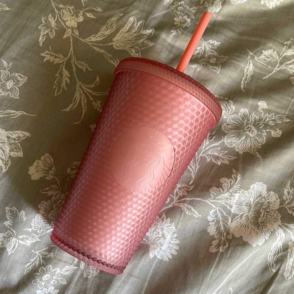 Starbucks Valentines ‘22 Pink jelly Grande tumbler